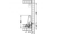 Tandembox antaro assembly set; full extension, height D 23cm