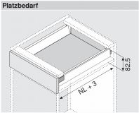 Blum Tandembox antaro N nauwkeurig vervaardigd