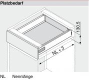 Schubkasten Antaro K mit Maßanfertigung