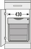 Abfallsammler Hailo Easy Cargo ab 50cm Schrankbreite