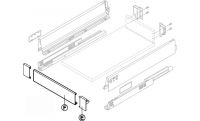 Frontset für Innenschublade Blum Tandembox Antaro Höhe K