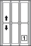 Cutlery tray plastic, translucent white - injection moulding technique - for cabinets with 40 cm