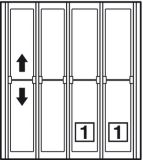 Cutlery tray plastic, translucent white - injection moulding technique - for cabinet width 50 cm