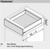 MerivoBox drawer height M made to measure.