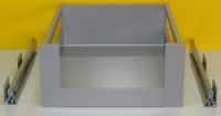 MerivoBox internal drawer height E with glass front, made to measure