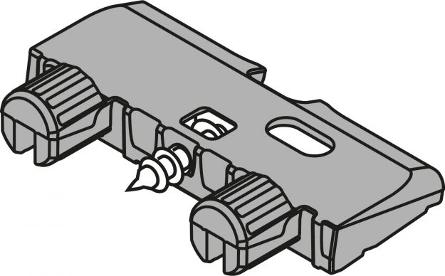 Bodenabstützwinkel Z96.2011 für Blum Tandembox Antaro