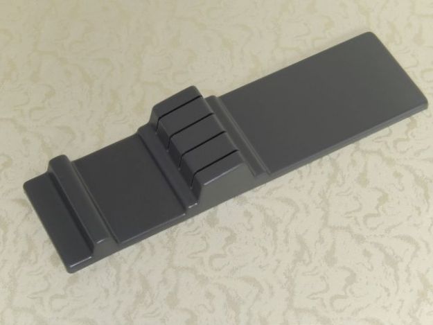 Messerhalter Kunststoff schiefergrau, passend in Besteckeinsatz Bridge für Schrankbreite ab 60 c
